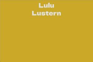 lulu lüstern